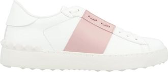 Valentino Schoenen, Dames, Wit, 40 EU, Leer, Rockstud Open Sneaker