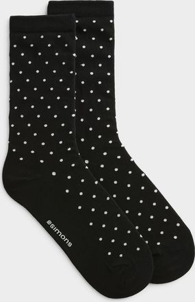 Simons Womens Pin dot socks