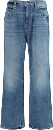 7 For All Mankind Blue Mid Rise Jeans
