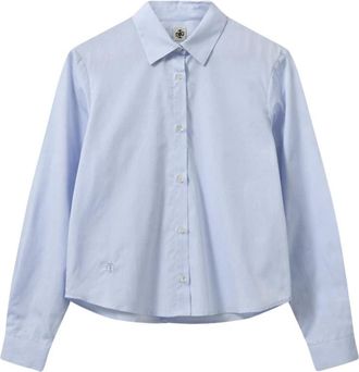 The Garment Overhemden, Dames, Blauw, M, Katoen, Perry Shirt