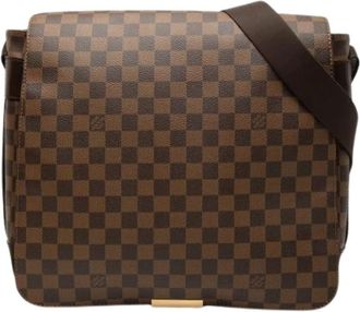 Louis Vuitton Pre-owned Damier Schoudertas - Heren - Vintage Schoudertas - Bruin - ONE Size - Leer - Vintage