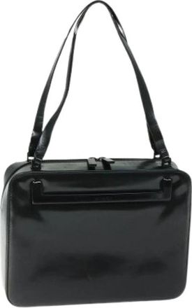 Gucci Pre-owned Vintage Schoudertas - Dames - Vintage Schoudertas - Zwart - ONE Size - Leer - Vintage