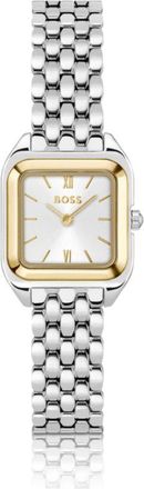 BOSS Silver-effect watch with silver-white dial
