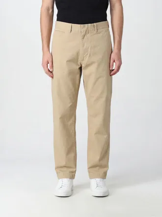 Nanam&iacute;ca Pantaloni chino slim fit in misto cotone con passanti in vita