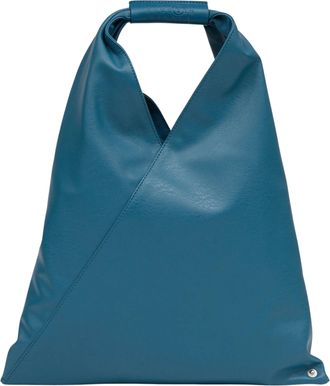 Maison Margiela Blue Japanese Triangular Leather Handbag