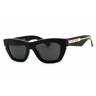 Burberry Ladies Black Rectangular Sunglasses 0BE4454
