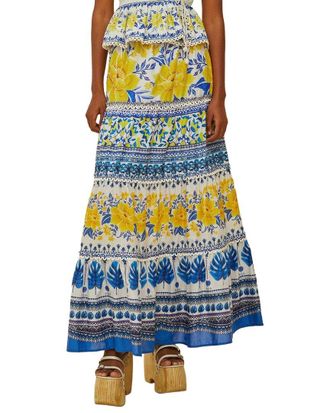 Farm Rio Farm Rio Zuli Low Rise Maxi Skirt