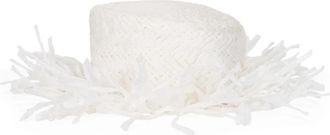 Red Valentino Elegante Strohoed - Dames - Hoeden - Wit - M - Accessoires