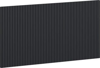 vidaXL Cabecero Montada En La Pared Arnhem Negro Madera De Ingenier&iacute;a Vidaxl