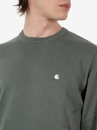 Carhartt Work in Progress Madison Sweater Velvet Green / White