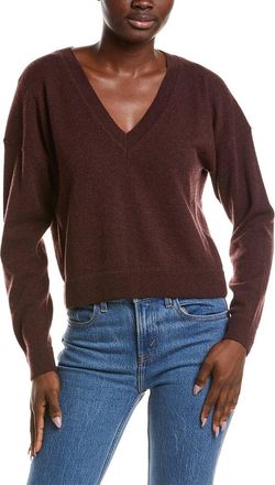 Naadam Naadam Cashmere Cropped V-Neck Pullover