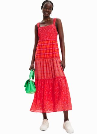 Desigual Womens Dress, red, M