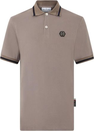 Philipp Plein Polo Shirt Ss Logo - Tops - Hombre - Beige - 2XL