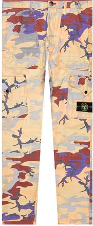 Stone Island Cargo con stampa camouflage - Arancione
