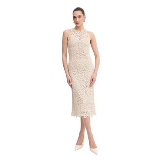 Patrizia Pepe Abito Midi - - Dresses - Donna - Beige - S