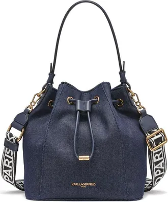 Karl Lagerfeld Adele Bucket in Denim at Nordstrom
