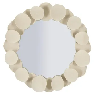 Mauro Ferretti Espejo De Pared Dune Cm 85x7,5x85 (medida Del Espejo Cm &Oslash; 62)