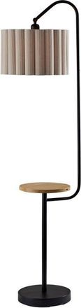Adesso Caldwell Shelf Floor Lamp in Black at Nordstrom
