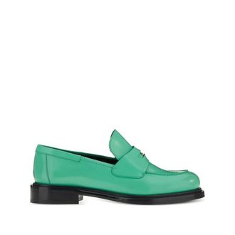 Ferragamo Ladies Fresh Mint Loafers, US Size 7.5