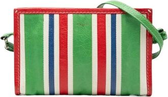 Balenciaga Pre-owned Cross Body Bags, female, Multicolor, Size: ONE SIZE Pre-owned Leather Crossbody Bag
