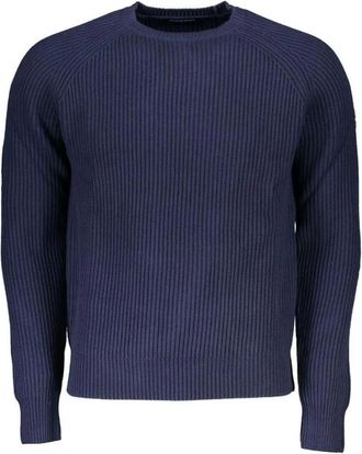 North Sails Truien & Vesten, Heren, Blauw, L, Katoen, Trui met ronde hals, klassieke stijl