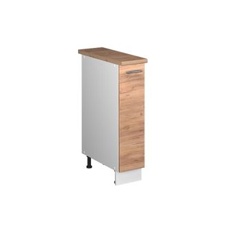 Vicco Mueble De Botica Fame-line, Roble Dorado/blanco, 20 Cm, Et Roble, Vicco