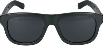 Gucci Stijlvolle Groen Blauwe Zonnebril - Heren - Accessoires - Groen - Maat: 54 MM