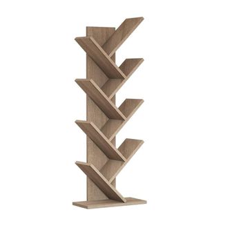Calicosy 8-Shelf Bookcase, H128.5 Cm - DAWN in Walnut