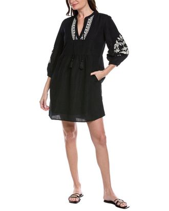 Tommy Bahama St. Lucia Linen-Blend Floral Dress