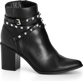 City Chic Womens Mid Boots - Briar, Black, 5.5 UK Wide