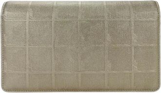 Chanel Pre-owned Wallets, female, Beige, Size: ONE SIZE Pre-owned Leather Wallet