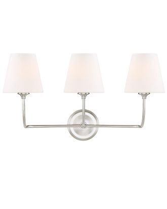 Crystorama 3-Light Sylvan Bathroom Vanity