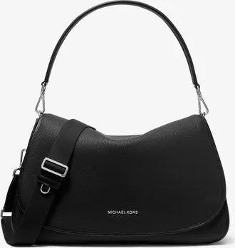 Michael Kors Holmes Extra-Large Pebbled Leather Convertible Messenger Bag