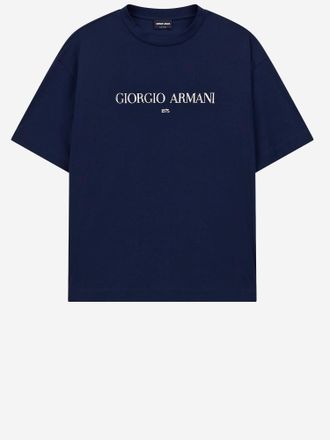 Giorgio Armani Baumwoll-Interlock-Jersey-T-Shirt