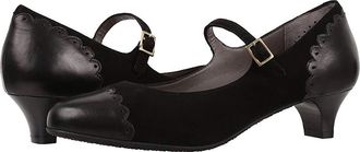 SAS Cate Womens Shoes Black : 6.5 M - Medium (B), Suede/Leather
