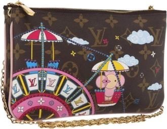 Louis Vuitton Pre-owned Cross Body Bags, female, Brown, Size: ONE SIZE Pre-owned Cross Body Bag