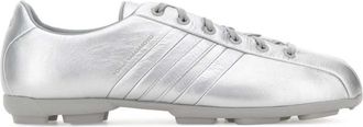 Yohji Yamamoto Silver Lace-up Sneakers