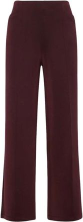 Elena Miro P810Z0 Pantalones Anchos - Trousers - Mujer - Rojo - XL