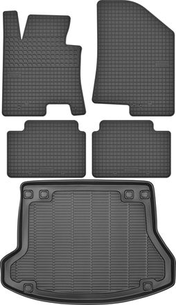 OEM Maletero Max-mat 910704 + Alfombrillas Motohobby 150402 - Hyundai I30 Ii Cw De 2011 A 2017. Sin Topes