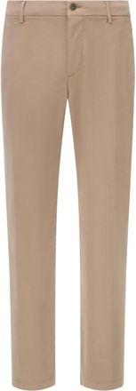 Boggi Milano Broeken, Heren, Beige, W34, Broeken