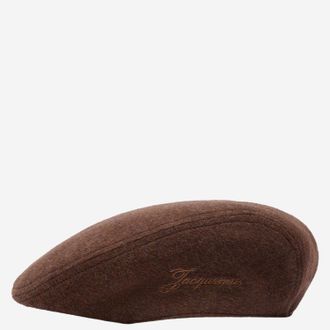 Jacquemus Berretto piatto ricamato Jacquemus Al&eacute;rie