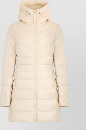 Canada Goose hooded long padded coat quilted design