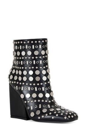 Azalea Wang Fletcher Studded Bootie in Black at Nordstrom Rack, Size 11