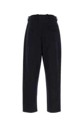 A.P.C. Mens Renato Trousers Black Cotton Polyester Wool