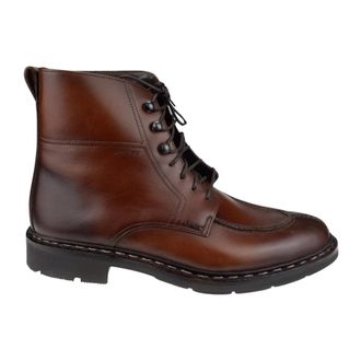 Mephisto Sergio Heritage Leren Enkellaars - Heren - Veterlaarzen - Bruin - 45 EU - Leer - Schoenen