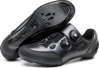 Generic Men & Women Performance Cycling Shoes Breathable Dual-Dial Closure with Road MTB and Flat Options Stiff Efficient Sole for Training Indoor Cycling and