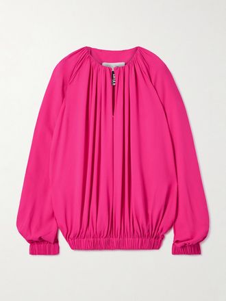 AZ FACTORY Blusa In Twill Con Pieghe Desiree - Rosa
