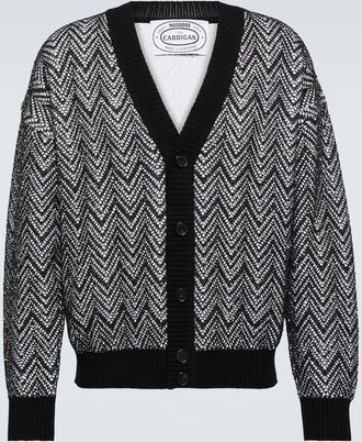 Missoni Zig Zag cotton-blend cardigan