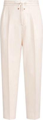 Brunello Cucinelli Trousers with drawstring in Off-White at Nordstrom, Size 52 It