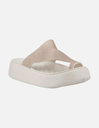 Crocs Womens Getaway Platform Womens Toe Loop Sandals - Tan - Size: 7